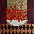 Poppies in Vase